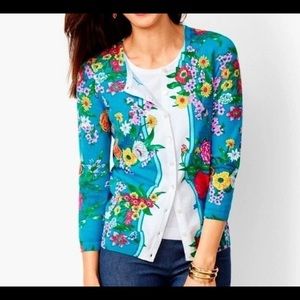 SOLD Talbots Brilliant Colored Charming Cardigan